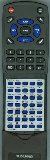 INSIGNIA 6710CDAM01C Replacement Remote