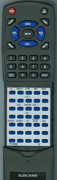 LG 23LC1R Replacement Remote