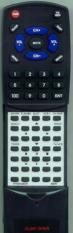 ZENITH 12419105 Replacement Remote