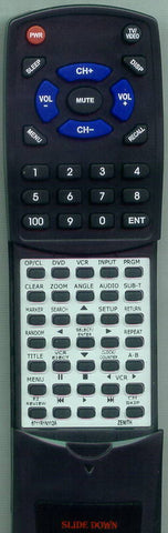 ZENITH XBV343 Replacement Remote