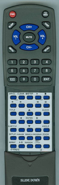 LG RT6711R1N210C Replacement Remote