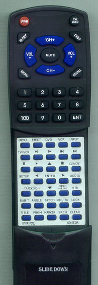 GOLDSTAR RT6711R1P072J Replacement Remote