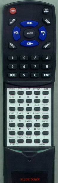 INSIGNIA 6711R1P107Z Replacement Remote