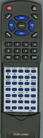 ZENITH DVP7771 Replacement Remote