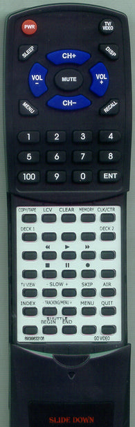GO VIDEO 104060RM Replacement Remote