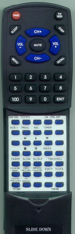TOSHIBA VC642T Replacement Remote