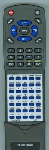 API--INSERT RT701REMOTE Replacement Remote
