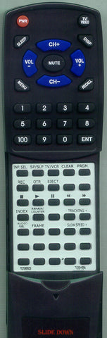 TOSHIBA 70795484 Replacement Remote