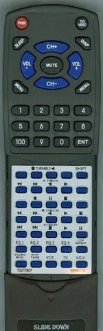 SHERWOOD S2770RCP Series II Replacement Remote