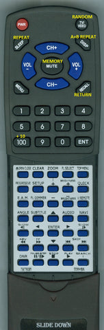 TOSHIBA 79078085 Replacement Remote
