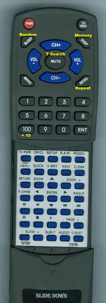 TOSHIBA SER0070 Replacement Remote - Thumbnail 2