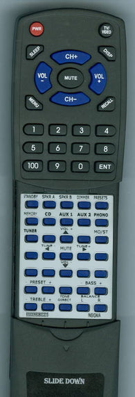 INSIGNIA NS-R2001 Replacement Remote
