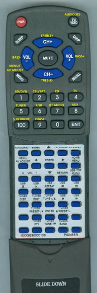 PIONEERINSER VSX-532 Replacement Remote