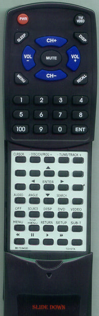 FUJITSU 86170-34020 Replacement Remote