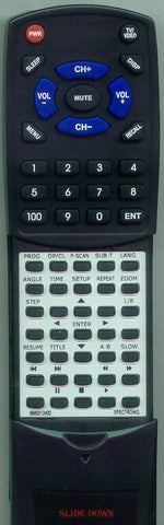 SPECTRONIQ 8860012400 Replacement Remote