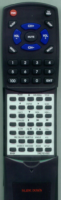 DIRECTED-VIDEO- 89140-A Replacement Remote