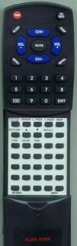 ZENITH 924-10004-01 Replacement Remote