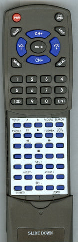 ZENITH MBR337001 Replacement Remote