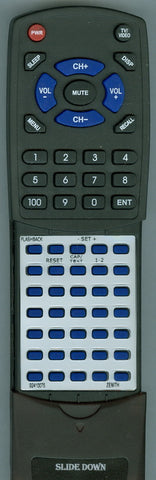 ZENITH 92410076 Replacement Remote