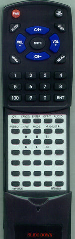 MITSUBISHI 939P245A3 Replacement Remote