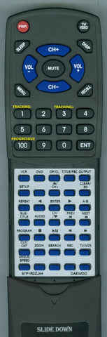 DAEWOO 97P1R2ZJA4 Replacement Remote