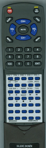 HARMAN KARDON RT98050200000091 Replacement Remote