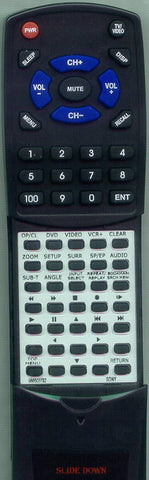 SONY SLVD900R Replacement Remote