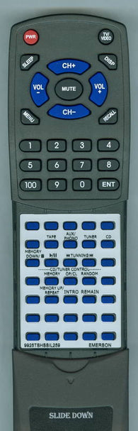 EMERSON 9925TSHSSIL259 Replacement Remote