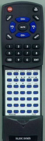 MAGNAVOX 00009302 Replacement Remote
