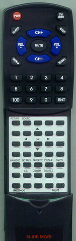 PHILIPS RC111333601 Replacement Remote