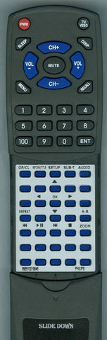 PHILIPS DVP3980F7 Replacement Remote