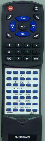 VIEWSONIC A-00008234 Replacement Remote