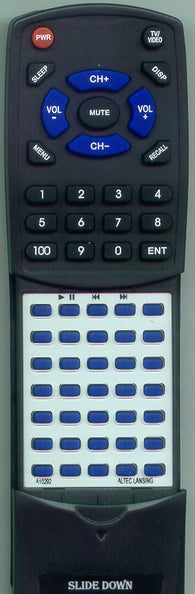 ALTEC LANSING RTA10292 Replacement Remote