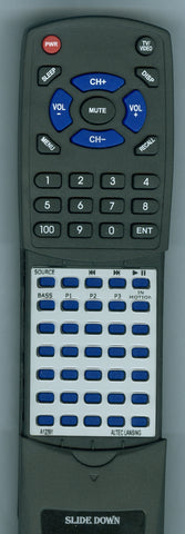 ALTEC LANSING A12391 Replacement Remote