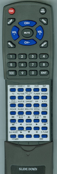 SONY STRDG920 Replacement Remote
