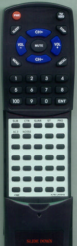 ALTEC LANSING RTA3996 Replacement Remote