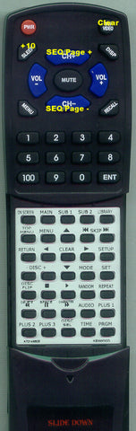KENWOOD--INSERT A70148805 Replacement Remote