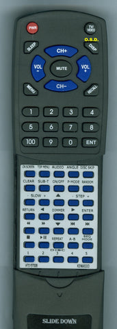 KENWOOD--INSERT DVFR4050 Replacement Remote
