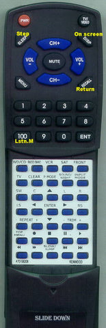 KENWOOD DVR5070 Replacement Remote