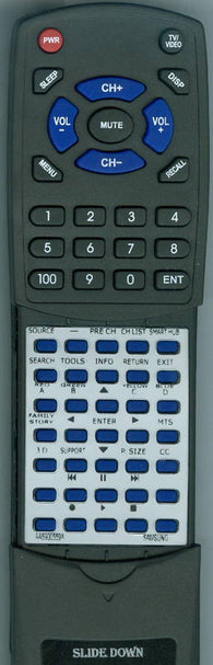SAMSUNG PN60E7000FFXZA Replacement Remote