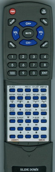 SAMSUNG PN64E8000GFXZA MAIN Replacement Remote
