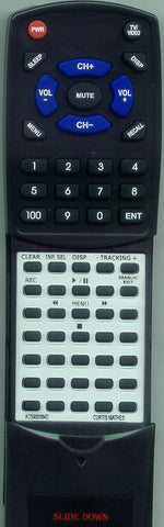 CURTIS-MATHES- CMV6200 2 Replacement Remote