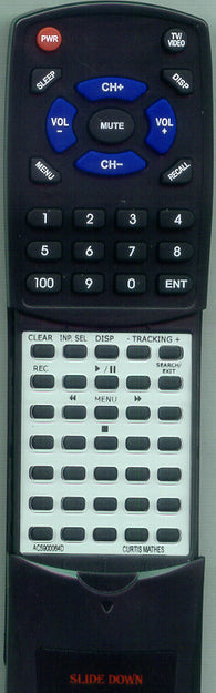 CURTIS-MATHES- RTAC5900064D Replacement Remote