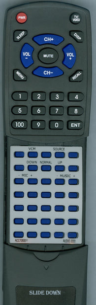 AUDIO-2000- RC120 Replacement Remote