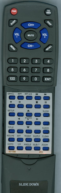APEX RM1115 Replacement Remote