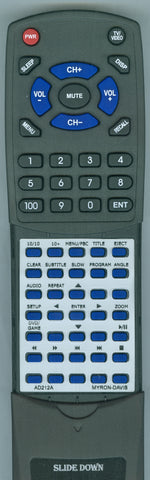 MYRON-DAVIS- AD212A Replacement Remote
