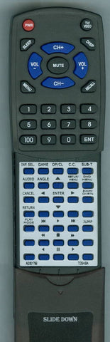 TOSHIBA MD20FP1 Replacement Remote