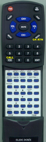 TOSHIBA--INSERT MV13N2W Replacement Remote