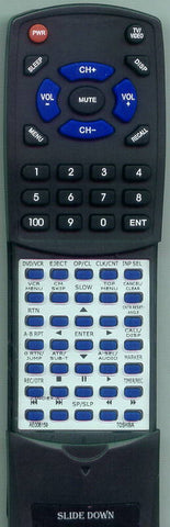 TOSHIBA SDVK550S Replacement Remote