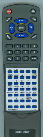 LG--INSERT UH6030 series Replacement Remote